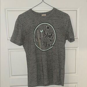 Atx Mafia Gray Short Sleeve Tee